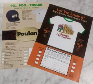 Poulan T-Shirt & Hat Advertisement Loggers Cut It Better Don'T Try To Say It Poo