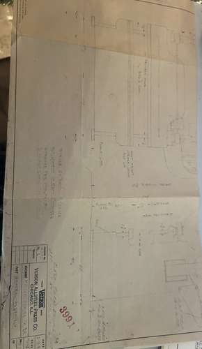Verson Allsteel Press Major Series Press Brake General Assembly Prints 1942