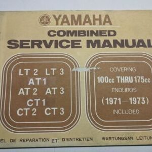 Combined Yamaha Oem Owner Service Manual Shop 1971-73 Lt 2 3 At 1 Ct 100Cc-175