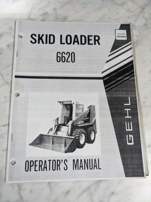 Gehl Skid Steer Loader Operator'S Service Manual Sl6620 903665 Diesel
