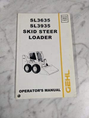 Gehl Skid Steer Loader Operator'S Service Manual Sl3635 Sl3935 908268