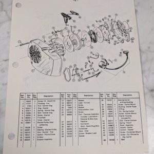 Poulan Illustrated Chain Saws Service Parts Manual List Catalog Model 306Sa 1971