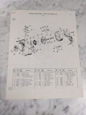 Poulan Illustrated Chainsaws Service Parts Manual List Catalog Model 361 1971