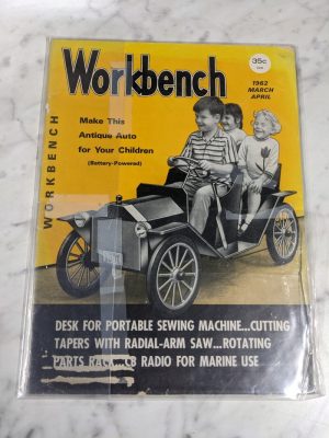 Workbench Vintage 1962 Magazine Woodworking Instructions Project Manual
