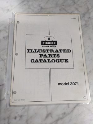 Pioneer Chain Saws Illustrated Service Parts List Manual Model 3071 430062