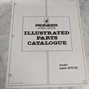 Pioneer Chainsaw Illustrated Service Part List Manual Model Super 3270 Sc 430690