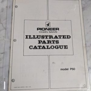 Pioneer Illustrated Service Parts List Manual Chain Saws Model P50 1975 430701