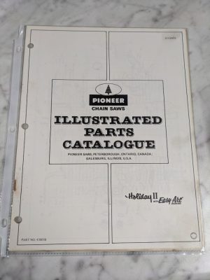 Pioneer Illustrated Service Parts List Manual Chain Saws Holiday Ii 430058