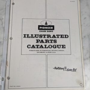 Pioneer Illustrated Service Parts List Manual Chain Saws Holiday 2 Easy Arc