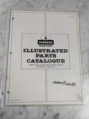 Pioneer Illustrated Service Parts List Manual Chain Saws Holiday 2 Easy Arc