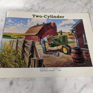 Two-Cylinder Club Magazine John Deere Tractors Volume Vi Number V 1993 September