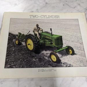 Two-Cylinder Club Magazine John Deere Tractors Volume V Number V 1992 September