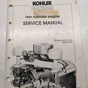 Kohler Engines Service Manual Twin K 482 532 582 662 Ens607 1982 Book Repair