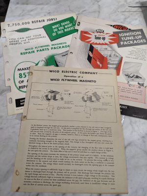 Wisco Electric Company Flywheel Magneto Operation & Sales Brochures Literature
