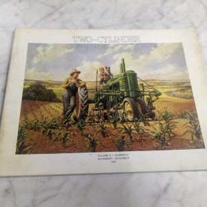 Two-Cylinder Club Magazine John Deere Tractors Volume Iv Number Vi November 1991