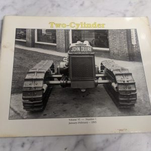 Two-Cylinder Club Magazine John Deere Tractors Volume Vi Number I January 1993