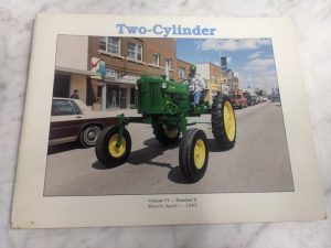 Two-Cylinder Club Magazine John Deere Tractors Volume Vi Number Ii March 1993