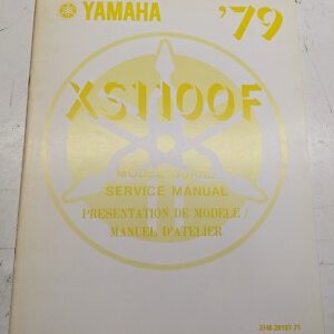 Yamaha Model Guide Service Manual Xs1100F 1979 Fr 2H8-28197-71 Dealer Book