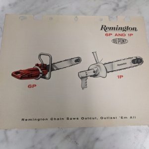 Remington 6P 1P Chain Saws Sales Brochure Literature Advertisment Ad
