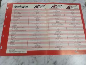Remington Sl Pl 754 Chain Saws Sales Brochure Literature Advertisment Ad