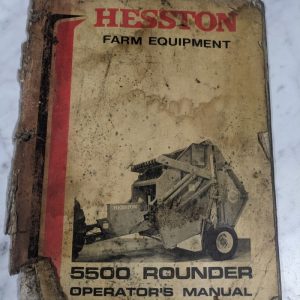 Hesston Farm Equipment Operator'S Service Manual 5500 Rounder