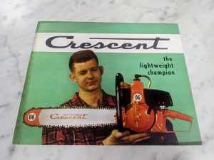 Vintage Crescent 06 Chainsaw Ad Literature Brochure Partner Ts Husqvarna E70 F70