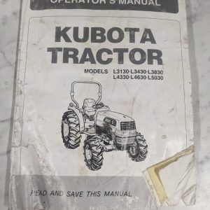 Kubota Tractor Operator'S Service Manual L3130 L3430 L3830 L4330 L4630 L5030