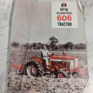 International Harvester Ih 54 Hp 606 Tractor Sales Brochure Original