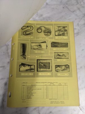 Homelite Chain Saw Dealer Sales Advertisement Brochure – C-Saw Jewelry