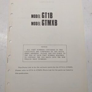 Yamaha Model Exclusive Parts List Oem Book Manual Gt1B Gtmxb 393-28198-80 1974