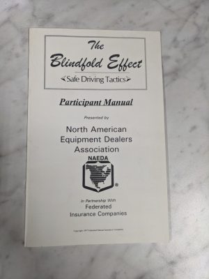 Naeda The Blindfold Effect Safe Driving Tactics Presentation Guide Book 1997