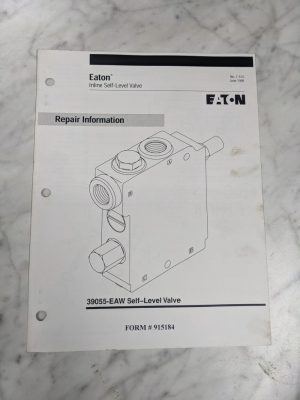 Eaton Inline Self-Level Valve Service Repair Information Manual 1999 39055-Eaw
