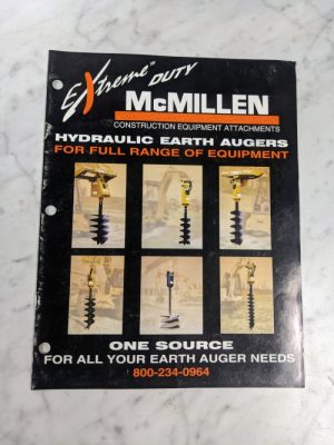 Mcmillen Earth Drill Attachments Sales Brochure Catalog