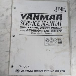 Yanmar Service Repair Overhaul Manual Industrial Diesel Engine 4Tne94 98 106(T)
