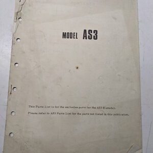 Yamaha Exclusive Parts List Oem Dealer Book Manual As3 1972 307-80 Model