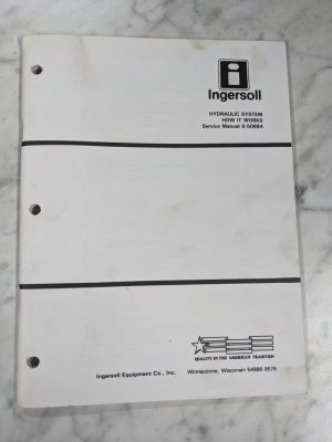 Ingersoll Service Manual Tractor Hydraulic System How It Works 9-50884