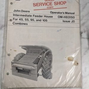 John Deere Jd Operators Manual Om-H83150 J0 Intermediate Feeder House