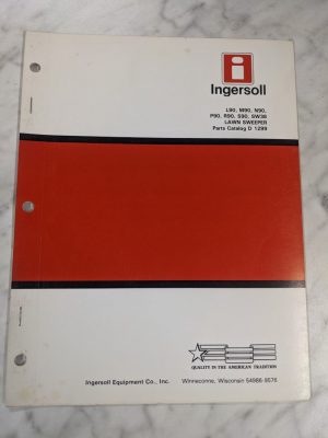 Ingersoll Parts List Catalog Manual L M N P R S 90 Sw 38 Lawn Sweeper D 1299