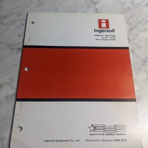 Ingersoll Compact Tractor Parts List Book Manual Catalog 1212G 1212H 8-3260