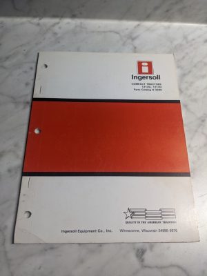 Ingersoll Compact Tractor Parts List Book Manual Catalog 1212G 1212H 8-3260