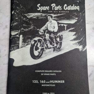 125 165 Hummer Motorcycle Spare Service Parts List Book Catalog Manual 1948-1955