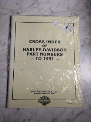 Hd Harley Davidson Cross Index Of Part Numbers To 1951 Motorcycle