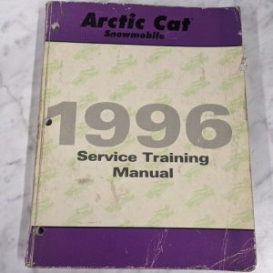 Arctic Cat Service Training Manual 1996 Oem Snowmobiles Repair Instruction Guide