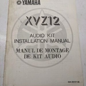 Yamaha Xvz12 Audio Kit Installation Manual Fr 1983 26H-2819Y-00 Dealer Book