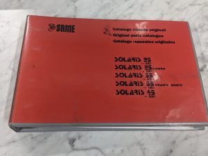 Same Original Service Parts Manual Catalog Tractor Solaris 25 35 45 Hd Hydro