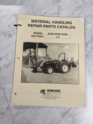 Bush Hog Illustrated Repair Parts List Catalog Manual 2240 2245 2246 1994 Loader