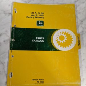 John Deere Service Parts List Catalog Manual 21 P Sp Spe Rotary Mowers Pc-1660