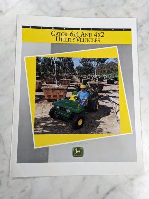 1993 John Deere 4X2 & 6X4 Gator Utility Vehicle Sales Brochure Specs Literature