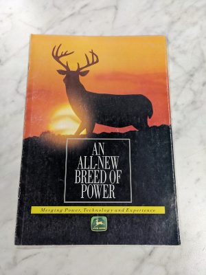 Vintage 1992 John Deere 6000 & 7000 Series Tractor Sales Brochure Literature