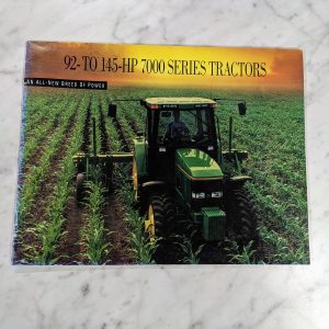 1993 John Deere Jd 92-145 7000 Series Tractors Brochure Catalog Literature